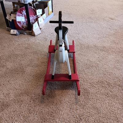 WOODEN ROCKING HORSE