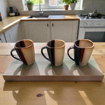 Better Homes & Gardens Bazaar Brown Stoneware Cups and Bowls