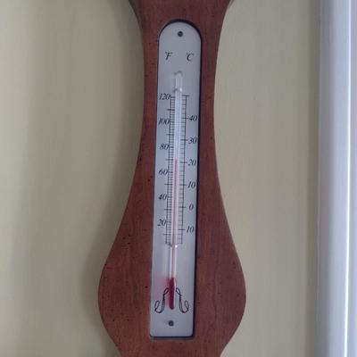 Vintage Howard Miller Banjo Style Wall Weather Station- Thermometer, Barometer, Hygrometer