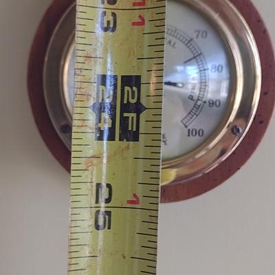 Vintage Howard Miller Banjo Style Wall Weather Station- Thermometer, Barometer, Hygrometer
