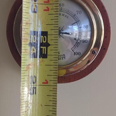 Vintage Howard Miller Banjo Style Wall Weather Station- Thermometer, Barometer, Hygrometer