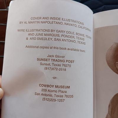 BARBED WIRE SAMPLER AND A SIGNED COPY OF THE BOOK THE "BOBBED WIRE" VIII BIBLE BY JACK GLOVER