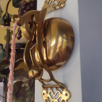 Vintage Brass Trolley Bell/Door Knocker
