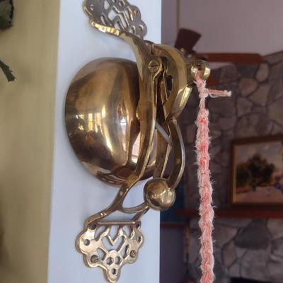 Vintage Brass Trolley Bell/Door Knocker