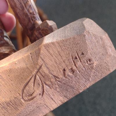 Gaston Turcotte Hand Carved Wooden Figurine