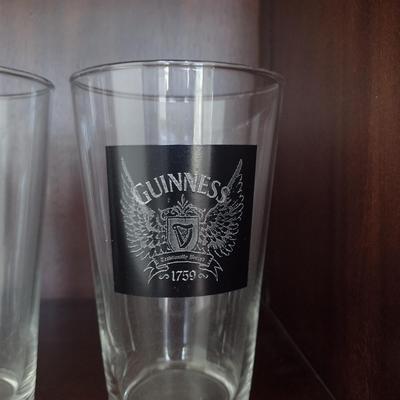 Guinness Pint Glasses- Set of Four