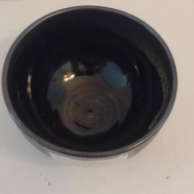 Hand Made Glazed Pottery Bowl- Approx 6" in Diameter