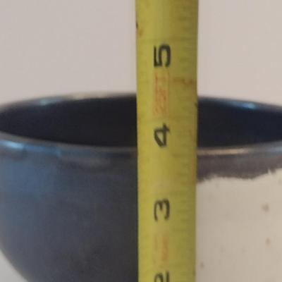 Hand Made Glazed Pottery Bowl- Approx 6" in Diameter