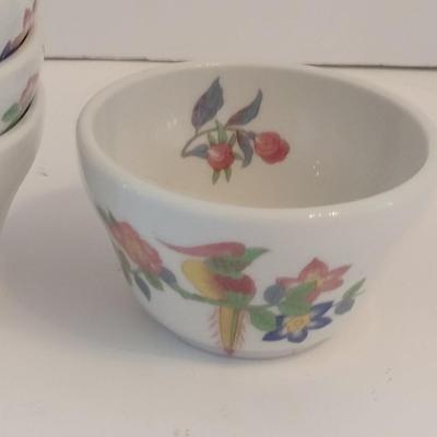 Vintage Syracuse Pottery Soup Cups- Six Pieces