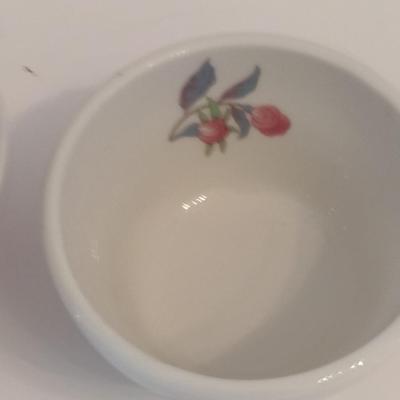 Vintage Syracuse Pottery Soup Cups- Six Pieces