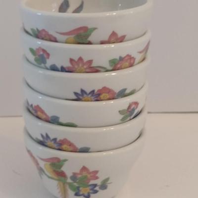 Vintage Syracuse Pottery Soup Cups- Six Pieces