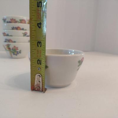 Vintage Syracuse Pottery Soup Cups- Six Pieces