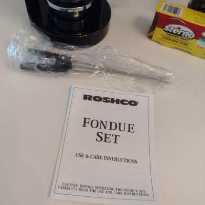 Roshco Fondue Set with Cooking Fuel