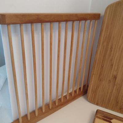 Wooden Kitchen Ware- Cutting Boards and Pasta Drying Rack