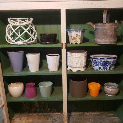 Flower Pots, Brass Watering Can and More (BS1-KD)