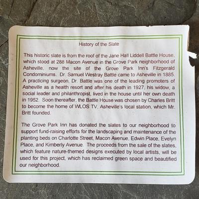 Blue Bird on Slate by Lelia Canter (D-KD)