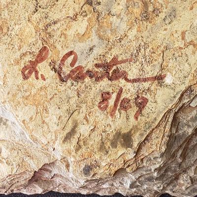 Blue Bird on Slate by Lelia Canter (D-KD)