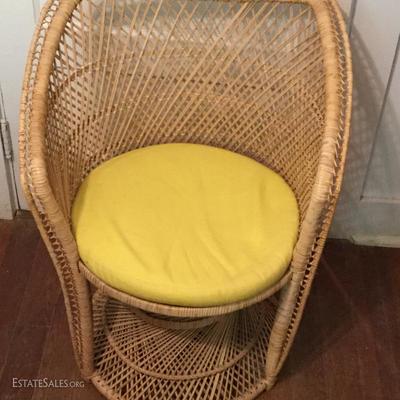 Lot 41 - Two MCM Chairs and Baskets