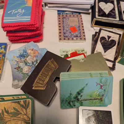 Multiple Decks of Cards used to Play Bridge With
