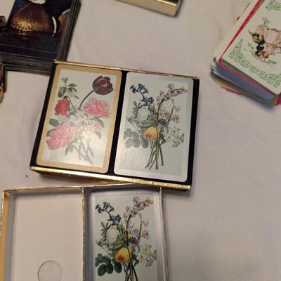 Multiple Decks of Cards used to Play Bridge With