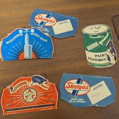 Vintage Needles with Advertising on the Packet Cover