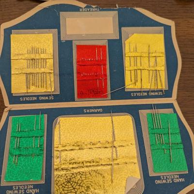 Vintage Needles with Advertising on the Packet Cover