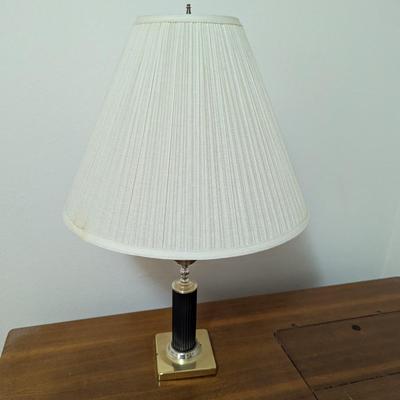 Nice Lamp Gold Toned and Black.