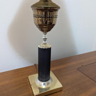 Nice Lamp Gold Toned and Black.