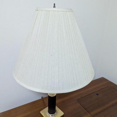 Nice Lamp Gold Toned and Black.