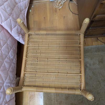 Wicker Side Table
