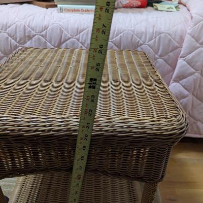 Wicker Side Table