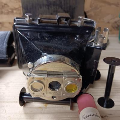 DOVER 620-A AND FALCN MINIATURE 35MM CAMERAS