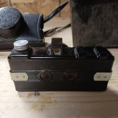 DOVER 620-A AND FALCN MINIATURE 35MM CAMERAS