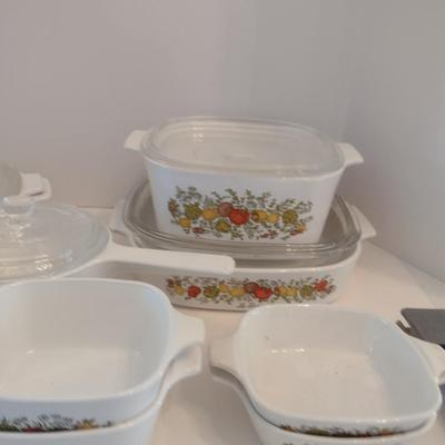 Collection of Corningware Baking Dishes