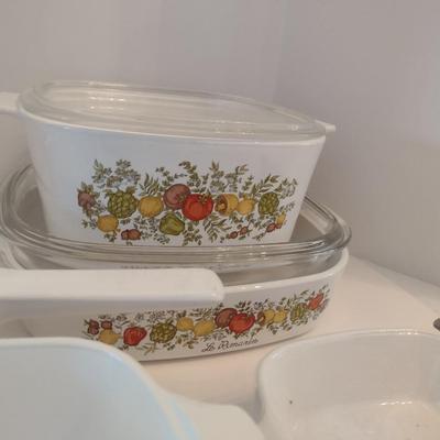 Collection of Corningware Baking Dishes