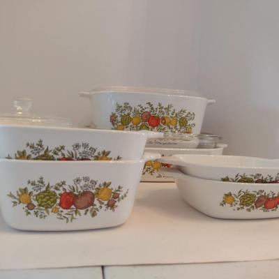 Collection of Corningware Baking Dishes