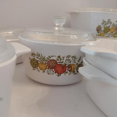 Collection of Corningware Baking Dishes