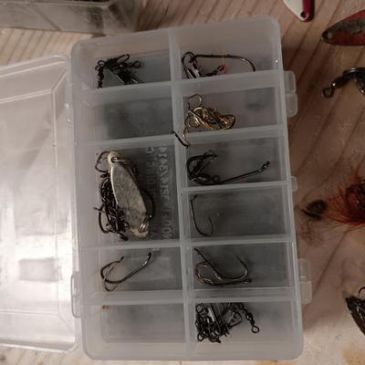 FISHING TACKLE AND BOXES