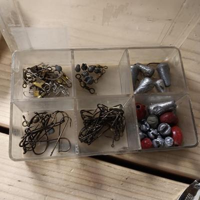FISHING TACKLE AND BOXES