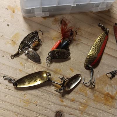 FISHING TACKLE AND BOXES