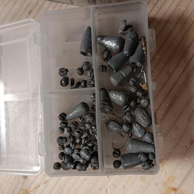 FISHING TACKLE AND BOXES