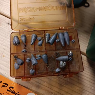 TACKLE AND TACKLE BOX