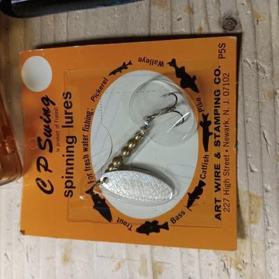 TACKLE AND TACKLE BOX