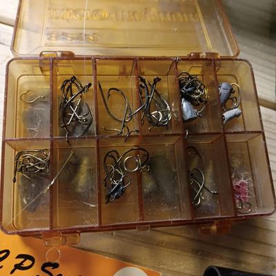 TACKLE AND TACKLE BOX