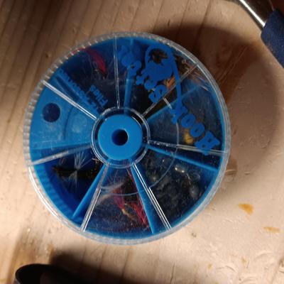 TACKLE AND TACKLE BOX