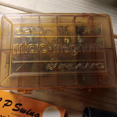 TACKLE AND TACKLE BOX