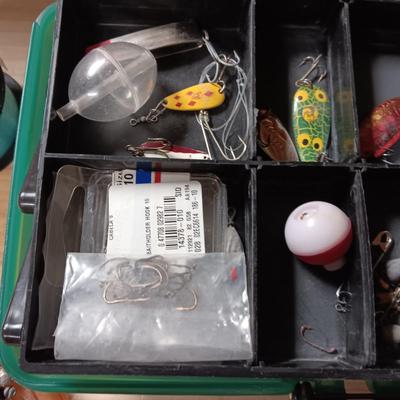 TACKLE AND TACKLE BOX