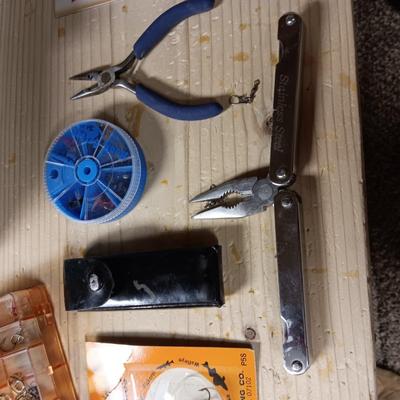 TACKLE AND TACKLE BOX