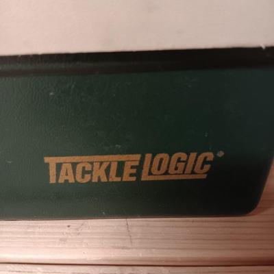 3 TIER SHELF TACKLE BOX AND A VARIETY OF TACKLE