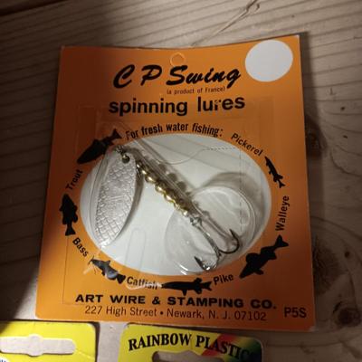 3 TIER SHELF TACKLE BOX AND A VARIETY OF TACKLE